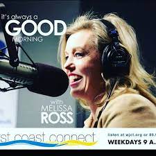 Headshot of Melissa Ross during her First Coast Connect radio program on WJCT News